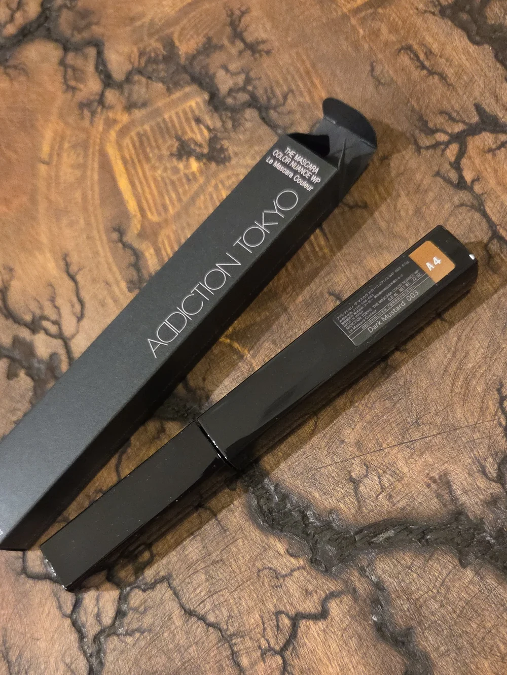Addiction Tokyo The Mascara A4 Dark Mustard  Lt Tan Brown 003 NIB